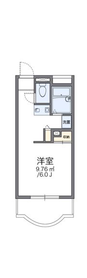 レオパレスパティオの間取り画像