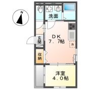 アプリコットDの間取り画像