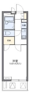 レオパレスアーバン国立の間取り画像
