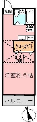 ハイム都IIIの間取り画像