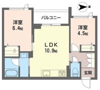 グランコスモ八王子の間取り画像