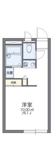レオパレスタートルの間取り画像