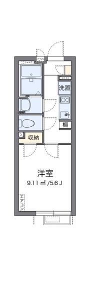 クレイノ西調布の間取り画像
