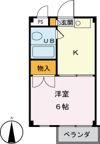 上野マンションの間取り画像