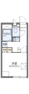 レオパレスリバストンの間取り画像