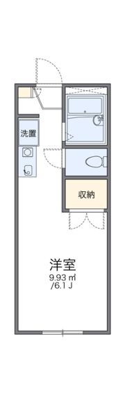 レオパレスパレスフィオーレIIの間取り画像