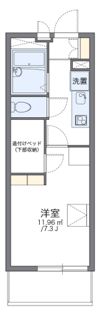 レオパレスやまももの間取り画像