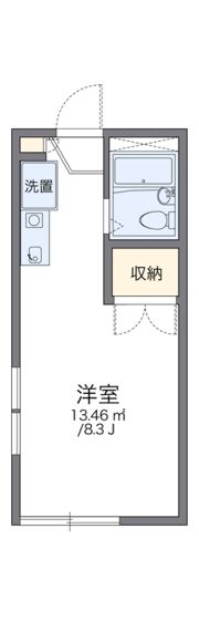レオパレスゴールデンベセルの間取り画像