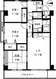 ガーデンホームズけやきの郷の間取り画像