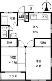 吉田コーポの間取り画像