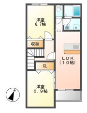 トライアンフBの間取り画像
