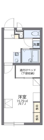レオパレス銀河荘の間取り画像