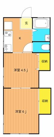 ハウスサンフラワーの間取り画像