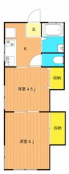 ハウスサンフラワーの間取り画像