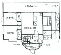 グレイスヒルあざみ野B棟の間取り画像