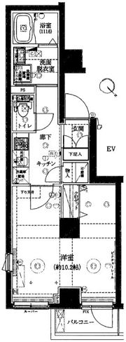 クレイシア世田谷野沢の間取り画像