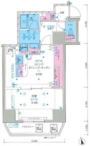 GENOVIA上野IIIskygardenの間取り画像