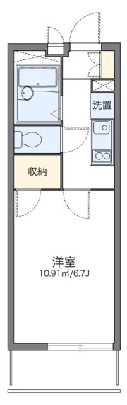 レオパレス光沙の間取り画像