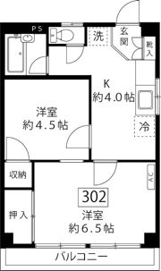中野88ビルの間取り画像