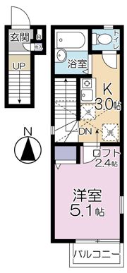 プティカァーネの間取り画像