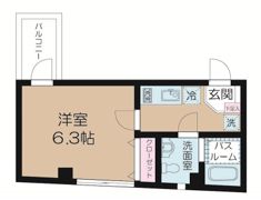 マリ・クレール浜田山の間取り画像
