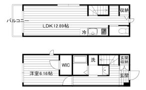 ウエストテラスの間取り画像