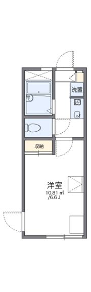 レオパレスガーデ二ア宮沢町の間取り画像