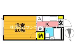 エリール富士見の間取り画像