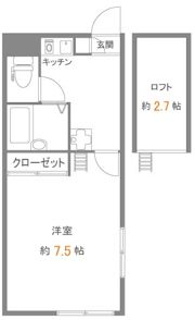 メインシティガーデン 新井弐番館の間取り画像