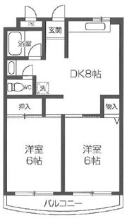 パールレジデンス花小金井の間取り画像