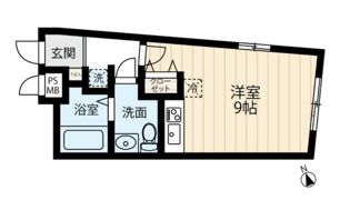 グランツ立川の間取り画像