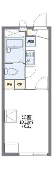 レオパレスフローライトの間取り画像