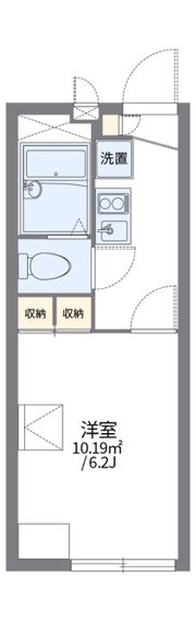 レオパレス絹の間取り画像