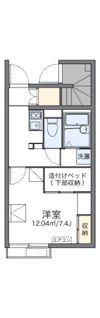 レオパレスブライトセゾンの間取り画像