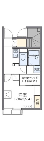 レオパレスブライトセゾンの間取り画像