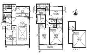 BLOOMING MAISON東久留米市中央町5号棟の間取り画像