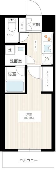 MAXIV小竹向原の間取り画像