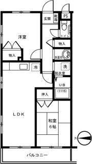 ファミーユ柳沢の間取り画像