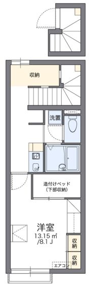 レオパレスアウトレット入間の間取り画像