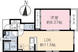 エバーグリーン川越の間取り画像