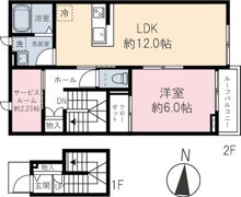 エバーグリーン川越の間取り画像