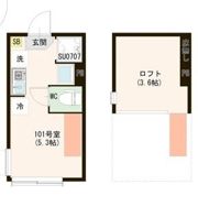 ハーモニーテラス上井草Vの間取り画像