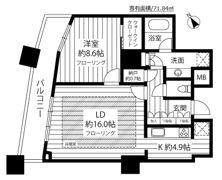 ザ・パークハウス西新宿タワー60の間取り画像