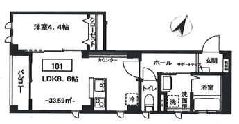 YMK南麻布の間取り画像
