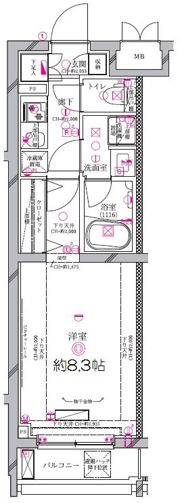 ディアレイシャス世田谷上町の間取り画像