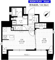 ステージファースト蔵前アジールコートの間取り画像