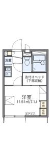 レオパレス飛田給ハイムの間取り画像