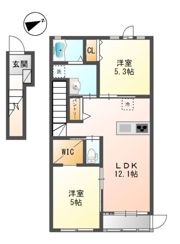 フィオーレ西平山の間取り画像