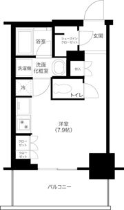 プラウドタワー平井の間取り画像