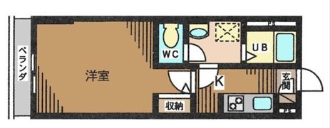 イースト ディア コートの間取り画像